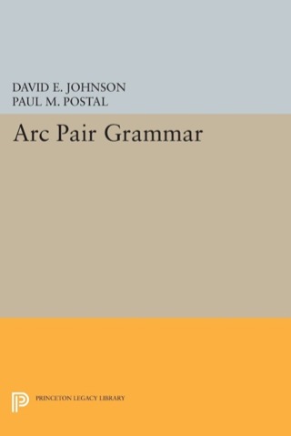 Cover image: Arc Pair Grammar 9780691615585