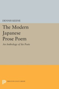 Imagen de portada: The Modern Japanese Prose Poem 1st edition 9780691616339