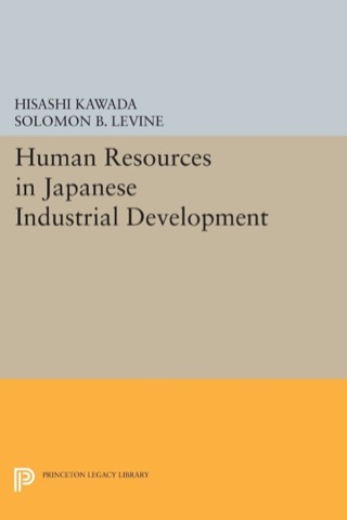 Cover image: Human Resources in Japanese Industrial Development 9780691039527