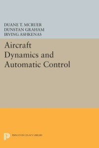 表紙画像: Aircraft Dynamics and Automatic Control 9780691024400