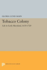 Cover image: Tobacco Colony 9780691641539
