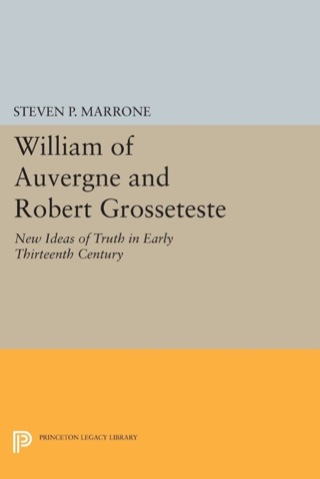 Imagen de portada: William of Auvergne and Robert Grosseteste 9780691053837