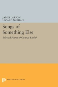 Cover image: Songs of Something Else 9780691065113