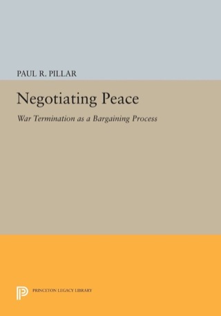 Imagen de portada: Negotiating Peace 9780691613307