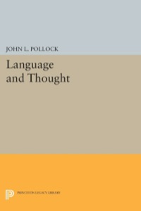 Omslagafbeelding: Language and Thought 9780691641928
