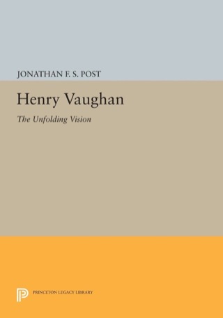Imagen de portada: Henry Vaughan 9780691613994