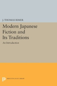 Omslagafbeelding: Modern Japanese Fiction and Its Traditions 9780691609898