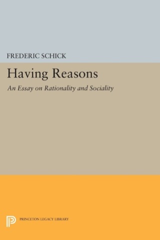 Cover image: Having Reasons 9780691020297