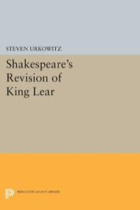 Cover image: Shakespeare's Revision of KING LEAR 9780691102283
