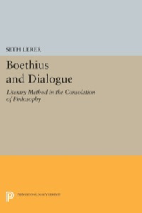 Cover image: Boethius and Dialogue 9780691066530