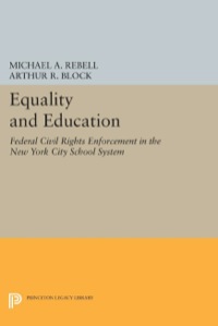 Cover image: Equality and Education 9780691611402