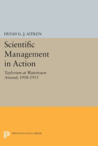 Cover image: Scientific Management in Action 9780691003757