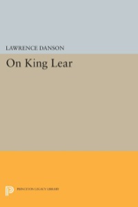 Cover image: On King Lear 9780691638096
