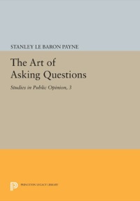 Cover image: The Art of Asking Questions 9780691093048