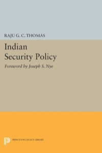 Cover image: Indian Security Policy 9780691077246