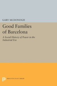 Imagen de portada: Good Families of Barcelona 9780691094267