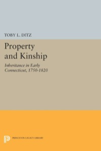 Cover image: Property and Kinship 9780691638416
