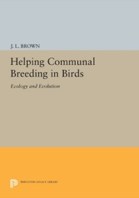 Cover image: Helping Communal Breeding in Birds 9780691609645