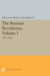 Imagen de portada: The Russian Revolution, Volume I 9780691054926