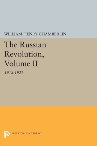 Cover image: The Russian Revolution, Volume II 9780691008158