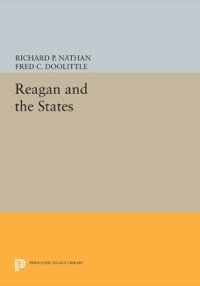 Cover image: Reagan and the States 9780691632698