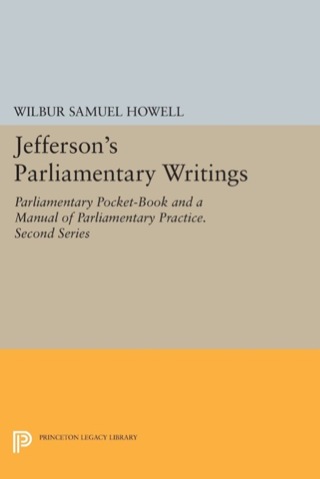 Imagen de portada: Jefferson's Parliamentary Writings 9780691603193