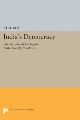 Cover image: India's Democracy 9780691023335