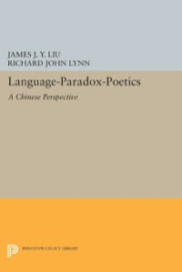 Cover image: Language-Paradox-Poetics 9780691634999