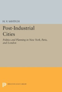 Cover image: Post-Industrial Cities 9780691023410