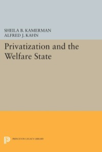 Cover image: Privatization and the Welfare State 9780691023076