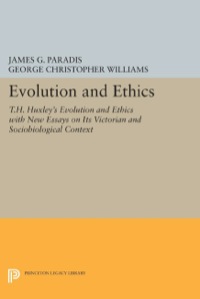Cover image: Evolution and Ethics 9780691085357
