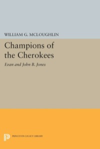 Cover image: Champions of the Cherokees 9780691047706