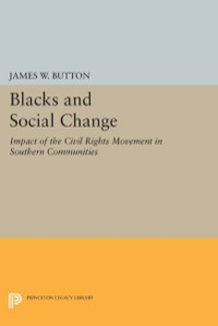 Cover image: Blacks and Social Change 2nd edition 9780691077956