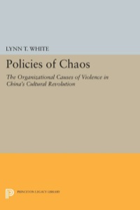 Cover image: Policies of Chaos 9780691055466