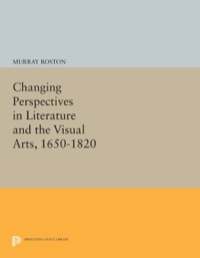 Titelbild: Changing Perspectives in Literature and the Visual Arts, 1650-1820 9780691015392