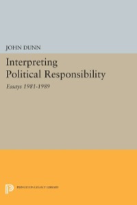 Cover image: Interpreting Political Responsibility 9780691023298