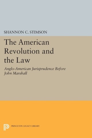 Cover image: The American Revolution In the Law 9780691078748