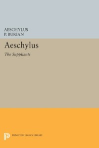 Cover image: Aeschylus 9780691068671