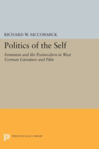 Cover image: Politics of the Self 9780691014838