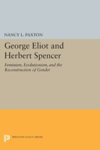 Cover image: George Eliot and Herbert Spencer 9780691068411