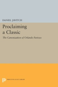 Omslagafbeelding: Proclaiming a Classic 9780691634852