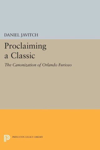 Imagen de portada: Proclaiming a Classic 9780691634852