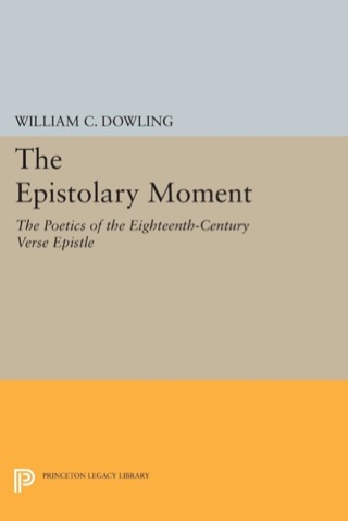 Cover image: The Epistolary Moment 9780691608655
