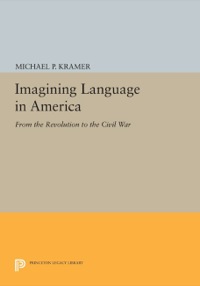 Cover image: Imagining Language in America 9780691634302