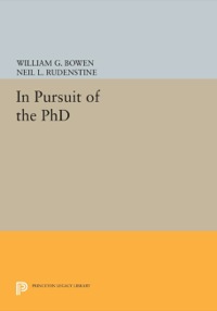 Cover image: In Pursuit of the PhD 9780691042947