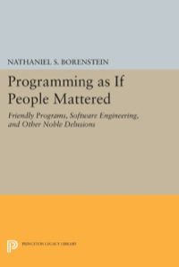 Cover image: Programming as if People Mattered 9780691636405