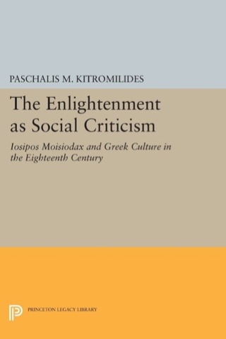 صورة الغلاف: The Enlightenment as Social Criticism 9780691602844