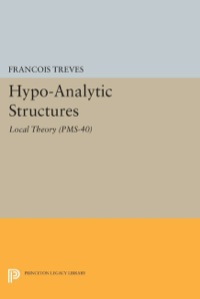 Immagine di copertina: Hypo-Analytic Structures (PMS-40), Volume 40 9780691635415