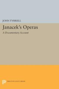 Cover image: Janácek's Operas 9780691631134