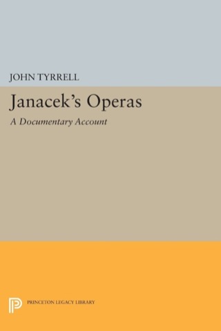 Cover image: Janácek's Operas 9780691631134